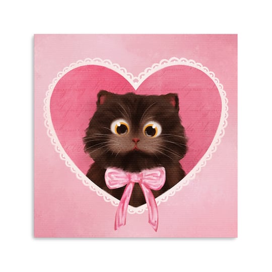 Meow Love II Canvas Giclée Art